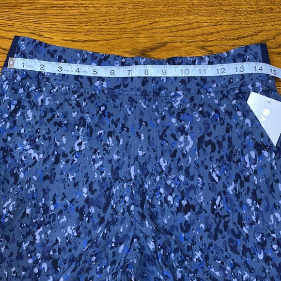 NWT Athleta Brooklyn Ankle Pant Captivate Chrome  Blue Print Size 8 - Picture 6 of 16